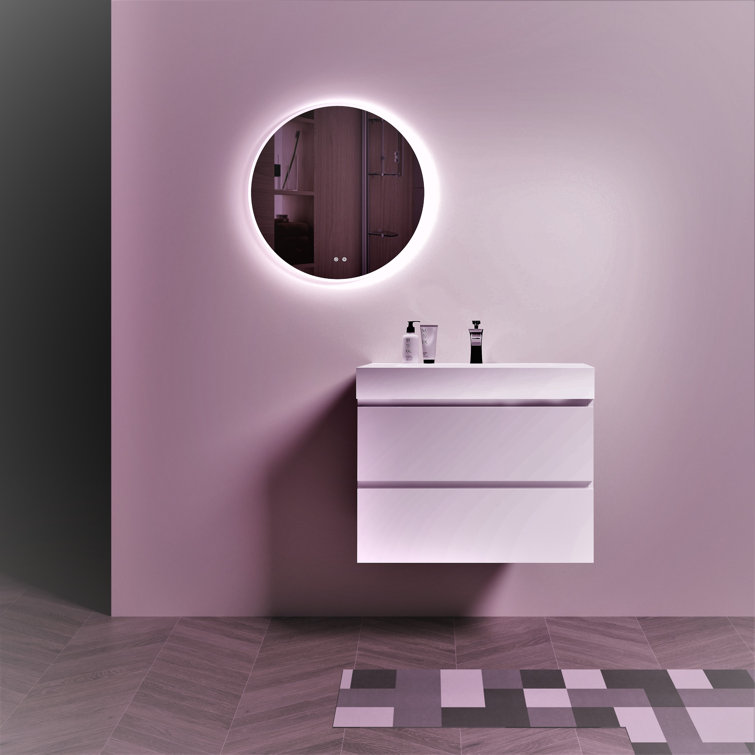 Wrought Studio Pink Bathroom Vanity With Sink Wayfair Canada